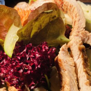 Salat Putenstreifen