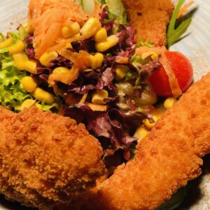 Salat Hähnchenstreifen